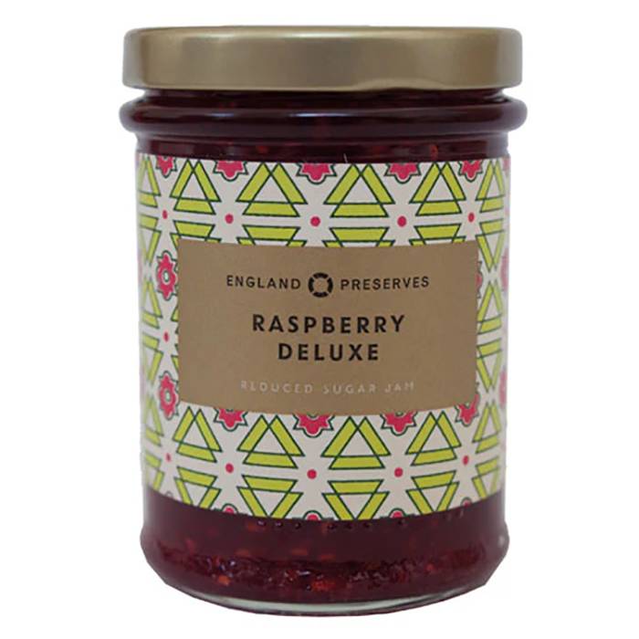 England Preserves - Raspberry Deluxe, 225g - Pack of 6