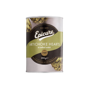 Epicure - Artichoke Hearts Salt Water, 390g | Pack of 12