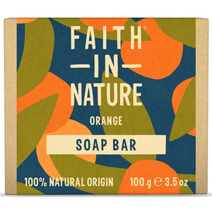 Faith In Nature - Orange Handmade Soap, 100g | Pack of 6