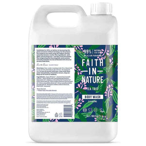 Faith In Nature - Tea Tree Bath and Shower Gel, 5L