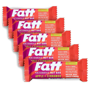 Fattbar - Apple & Cinnamon Bar, 30g | Pack of 20