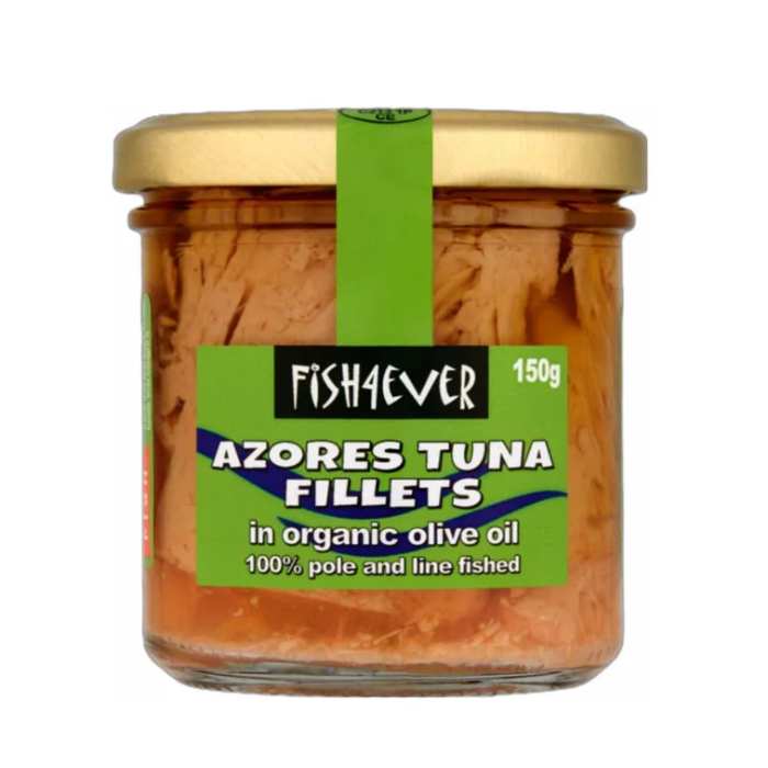 Fish4ever - Azores Tuna Fillets In Organic Olive Oil, 150g