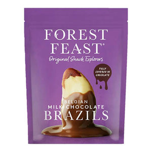 Forest Feast - Belgian Milk Chocolate Brazils, 120g | Pack of 8