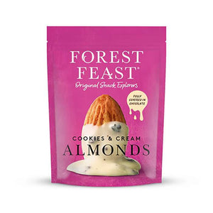 Forest Feast - Cookies & Cream Almonds, 120g | Pack of 8