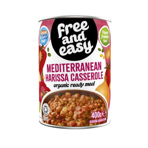 Free & Easy - Organic Med Harissa Casserole, 400g | Pack of 6