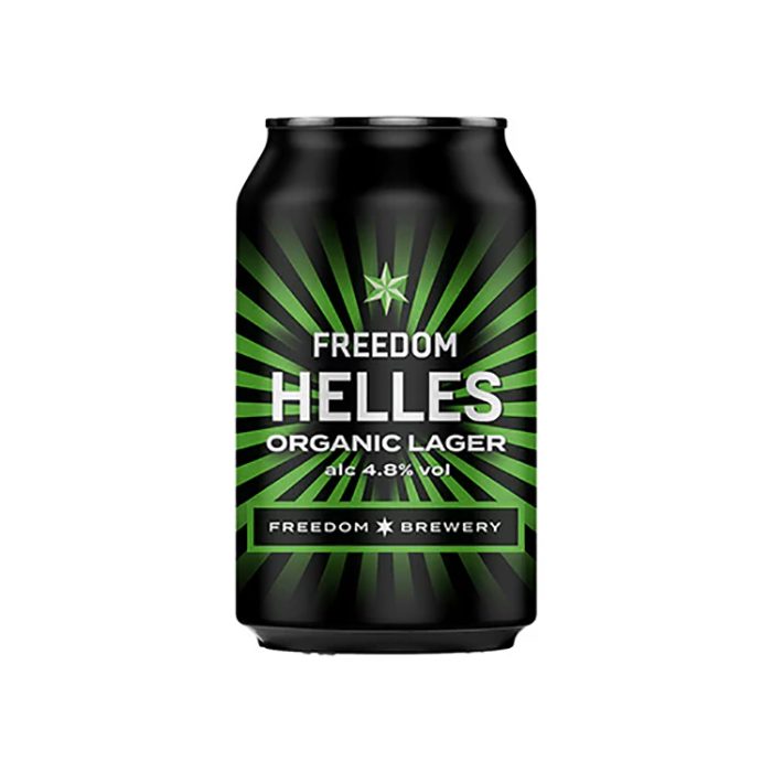Freedom Brewery - Organic Helles Can , 330ml  Pack of 24