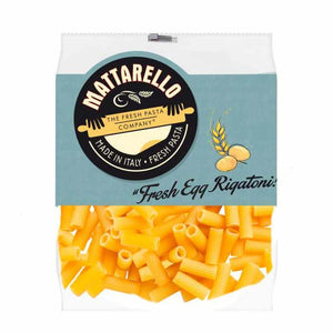 Fresh Pasta - Mattarello Fresh Egg Rigatoni, 250g | Pack of 14