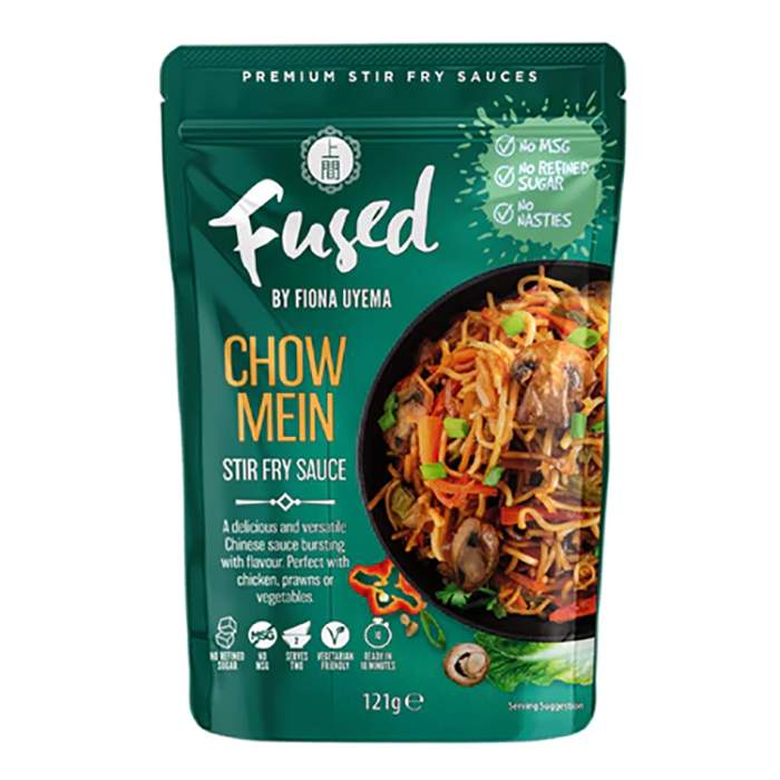 Fused by Fiona Uyema - Chow Mein Stir Fry Sauce, 121g  Pack of 18