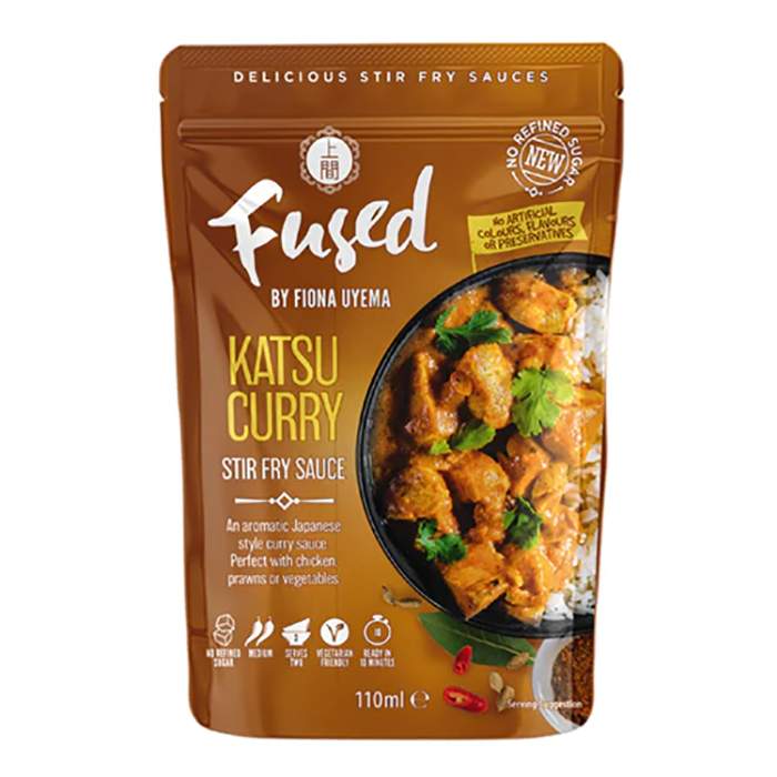 Fused by Fiona Uyema - Katsu Curry Stir Fry Sauce, 110g  Pack of 18