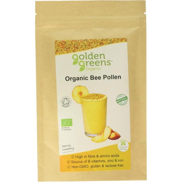 Golden Greens Organic - Organic Spanish Bee Pollen, 100g