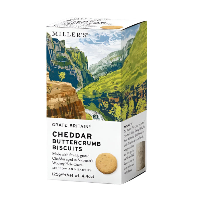 Grate Britain - Cheddar Buttercrumb Biscuits, 125g