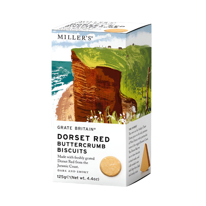 Grate Britain - Red Smoked Buttercrumb Biscuits, 125g