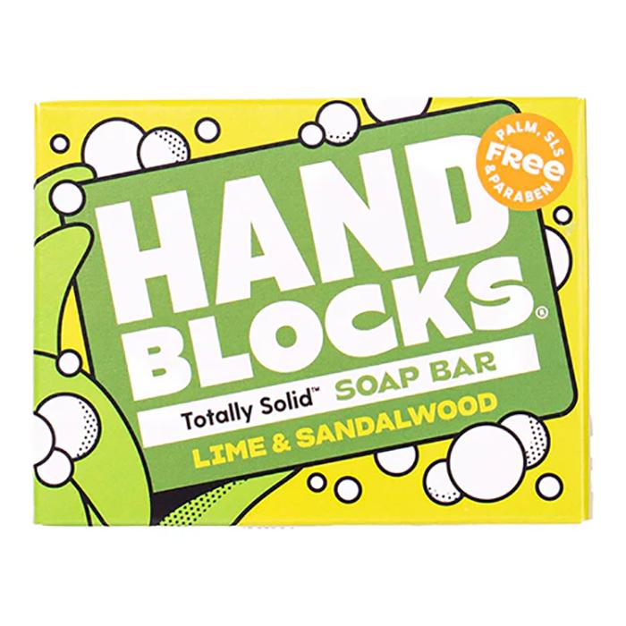 Hand Blocks - Lime & Sandalwood Soap Bar 100g  Pack of 6