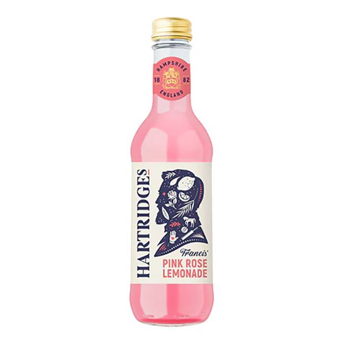 Hartridges - Pink Rose Lemonade, 330ml - Pack of 12