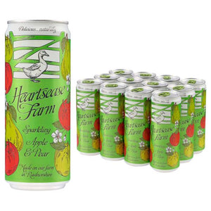 Heartsease Farm - Sparkling Apple & Pear Water, 330ml| Pack of 12