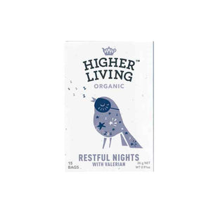 Higher Living - Restful Nights, 15 Bags | Pack of 4