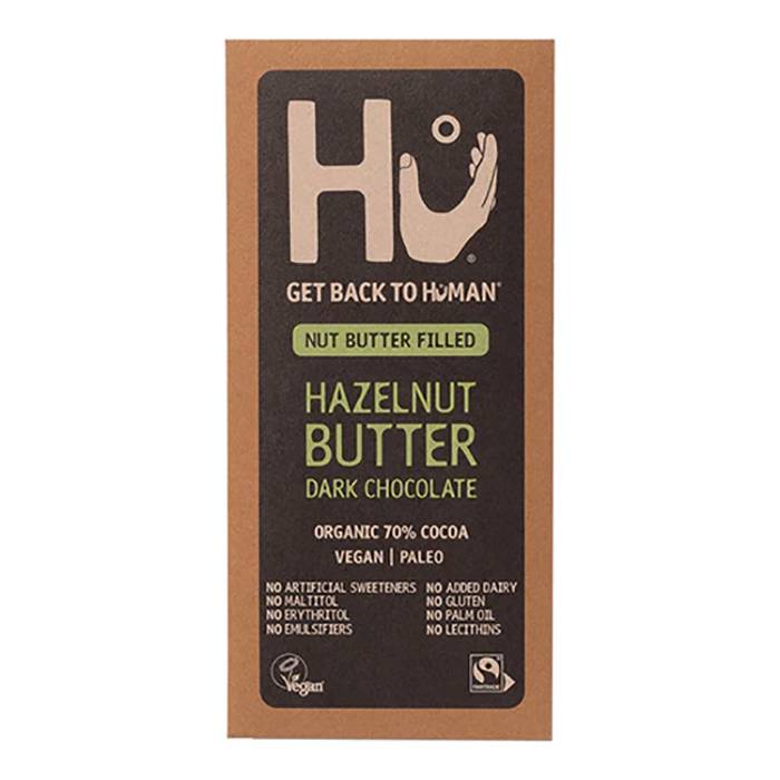 Hu - Chocolate Bar Hazelnut Butter Dark, 60g - Pack of 12