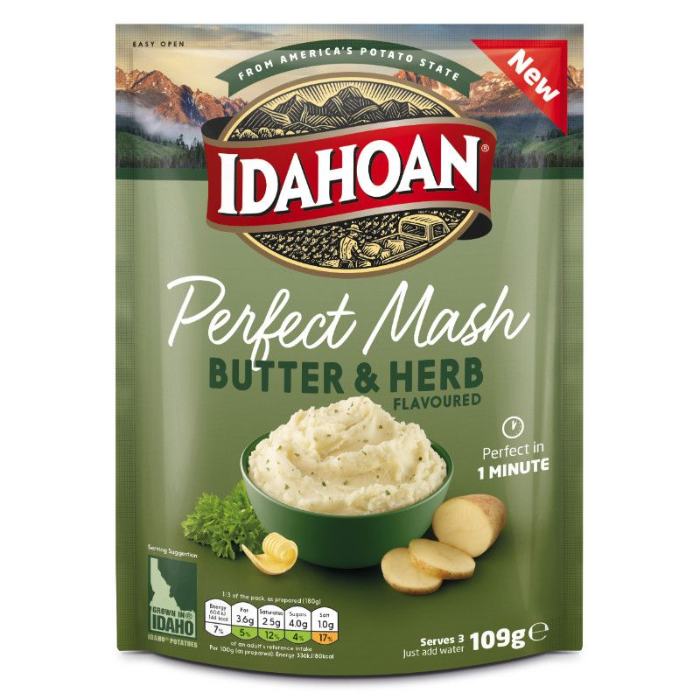 Idahoan - Butter & Herb Mash, 109g