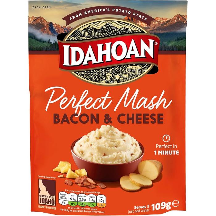 Idahoan - Cheese & Bacon Mash, 109g