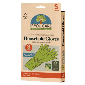 If You Care - FSC Cert Fair Rubber Latex Gloves, 1 Piece | Multiple Sizes