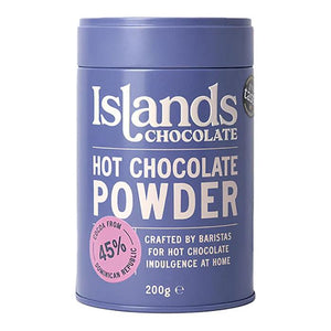 Islands Chocolate - 45% Hot Chocolate Powder, 200g | Pack of 6