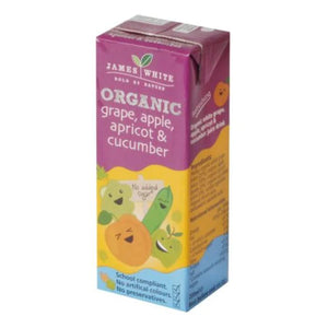 James White - Organic Juice Drink, 200ml | Pack of 8 | Multiple Flavours