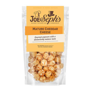 Joe & Seph’s - Mature Cheddar Cheese Popcorn, 70g | Pack of 14