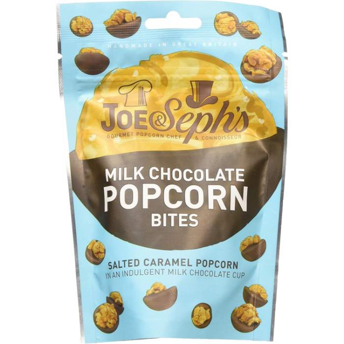 Joe & Seph’s - Popcorn Milk Chocolate Popcorn Bites, 63g  Pack of 14