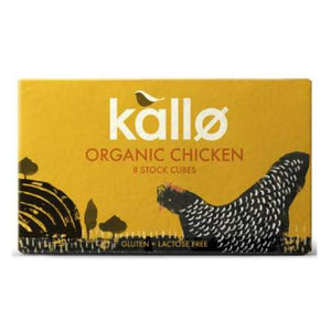 Kallo - Chicken Stock Cubes Organic, 66g | Multiple Pack Sizes