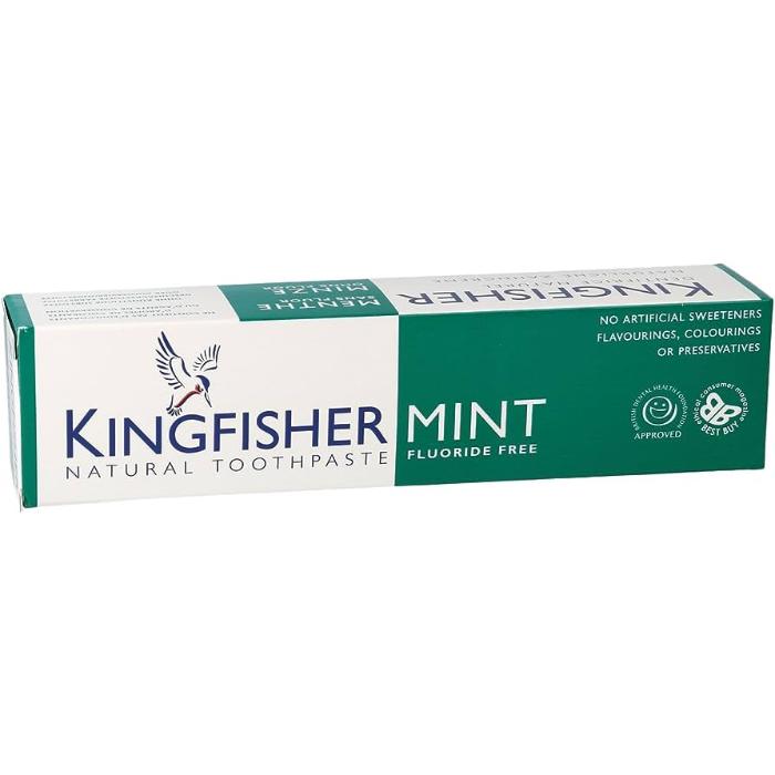 Kingfisher - Flouride Free ToothPaste Mint Lemon, 100ml