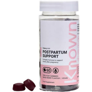 Known Nutrition - Postpartum Support Gummies, 60 Gummies
