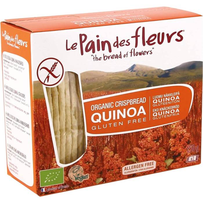 Le Pain Des Fleurs - Organic Crispbread (GF) - Quinoa