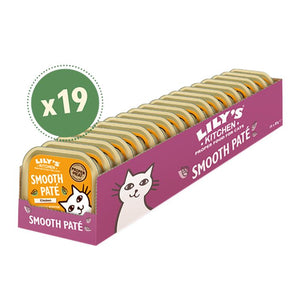 Lily's Kitchen - Cats Whisker Lickin Chicken Tray Smooth Pate, 85g | Pack of 19