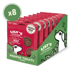 Lily's Kitchen - Dog The Best Ever Beef Mini Burgers, 70g | Pack of 8