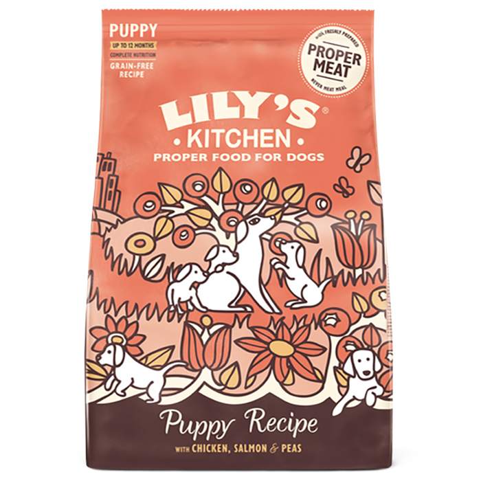 Lily's Kitchen - Dry Dog Food Puppy Chicken & Salmon, 2.5kg  Pack of 4