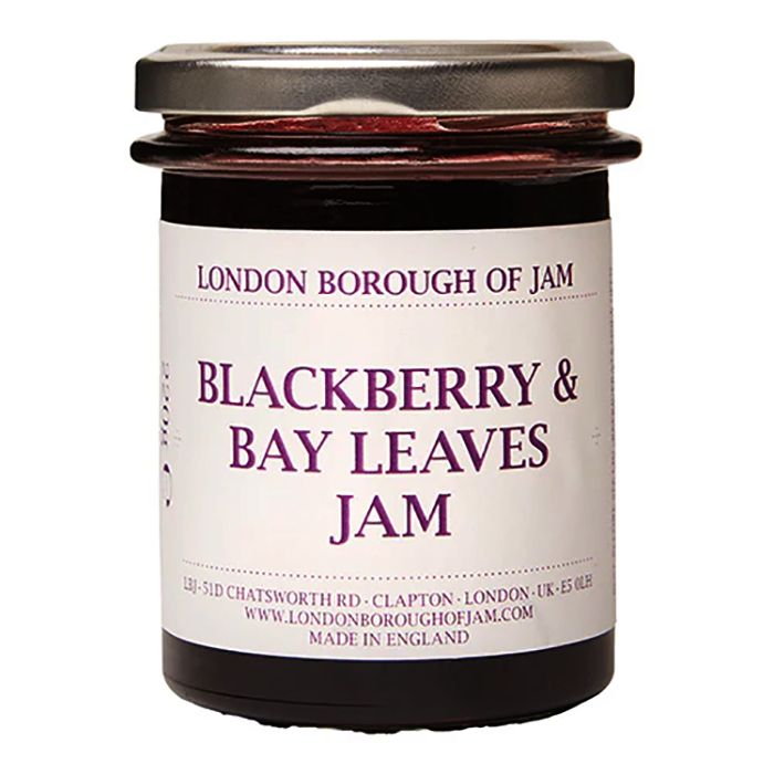 London Borough of Jam - Blackberry & Bay Leaves Jam, 220g - Pack of 6