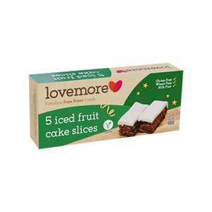 Lovemore - 5 Iced Fruit Cake Slices, 260g