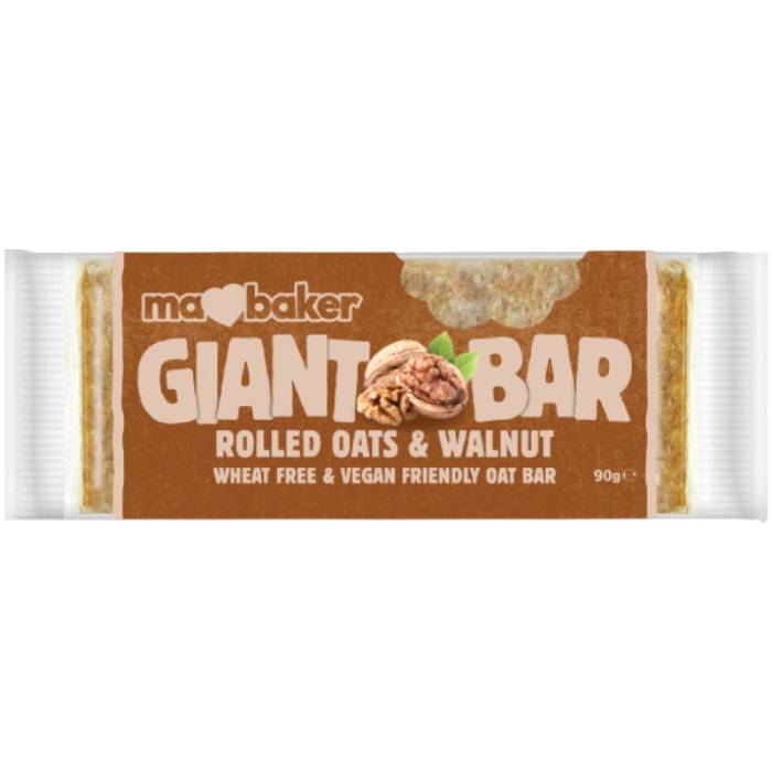 Ma Baker - Giant Bars Walnut (20 Bars), 90g