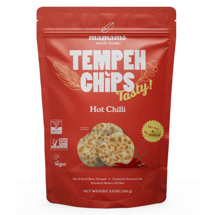 Mamame - Hot Chilli Tempeh Chips, 100g