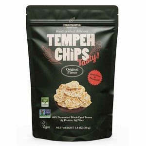 Mamame - Tempeh Chips, 50g | Pack of 12 | Multiple Flavours