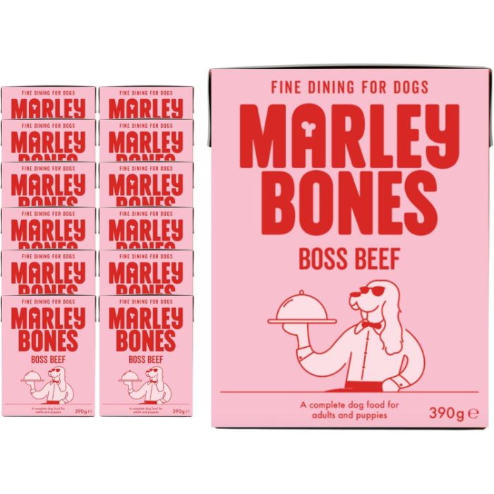 Marleybones - Beef Pantry Fresh® Dog Food Meat & Superfoods, 390g  Pack of 12