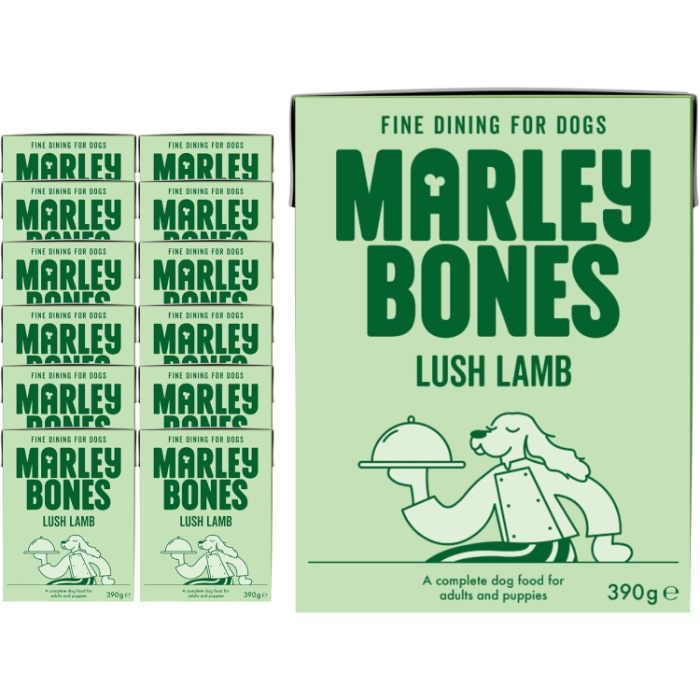 Marleybones - Lamb Pantry Fresh® Dog Food Meat & Superfoods, 390g  Pack of 12