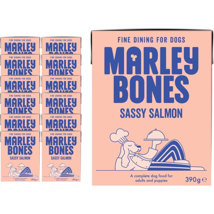 Marleybones - Salmon Pantry Fresh® Dog Food Meat & Superfoods, 390g  Pack of 12