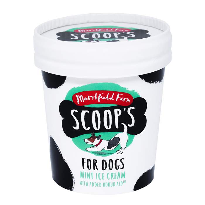 Marshfield - Scoops Dog Ice Cream Mint, 125ml  Pack of 24