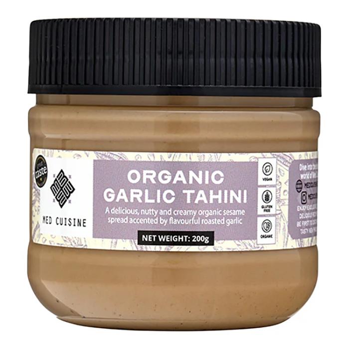 Med Cuisine - Organic Tahini PET, 200g - Pack of 12 | Multiple