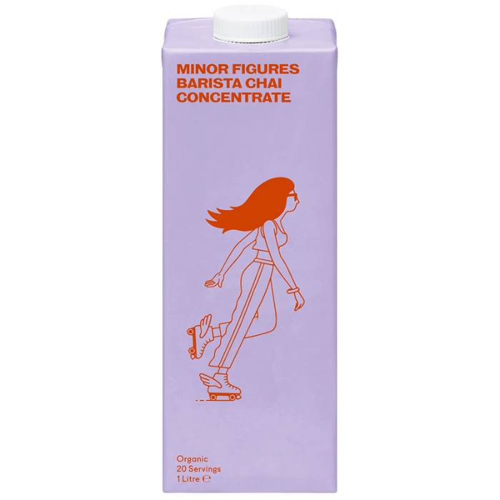 Minor Figures - Organic Barista Chai Concentrate, 1L  Pack of 6