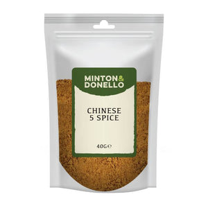 Minton & Donello - Chinese 5 Spice, 40g | Pack of 10
