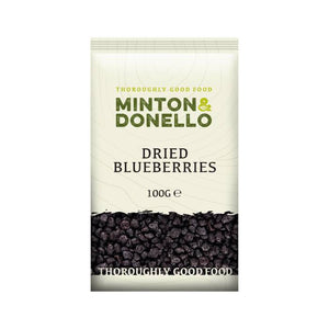 Minton & Donello - Dried Blueberries, 100g | Pack of 6