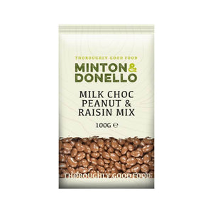 Minton & Donello - Milk Chocolate Bites, 100g | Pack of 6 | Multiple Fruit & Nuts