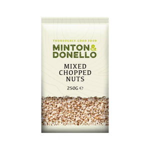 Minton & Donello - Mixed Chopped Nuts, 250g | Pack of 6